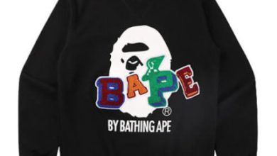 Bape-Patch-Crewneck-Mens-Black-430x430