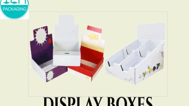 Cardboard display boxes